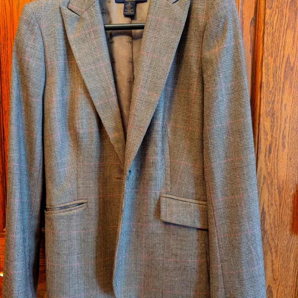 Brooks Brothers plaid blazer